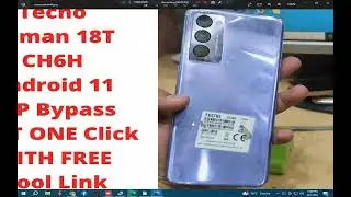 Tecno Camon 18T CH6H FRP Remove 2023