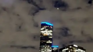 Glowing UFO Sighted Taking Off At Fast Speed Over Melbourne, Australia