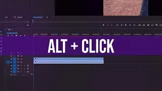 Premiere Pro Quick Tip: Alt Clicking