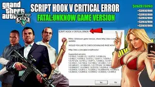 GTA 5 Script Hook V Critical Error Fix | Problem Solve 100% | Ravitech