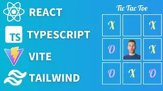 Learning React, Typescript, Tailwind and Vite with Tic Tac Toe