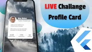 Frontend Mentors - Create a Profile Card - Flutter Challange
