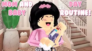 Mom And Baby DAY Routine In Bloxburg! *BABY UPDATE* (Roblox)