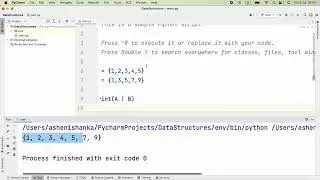 Set Union in Python Tutorial