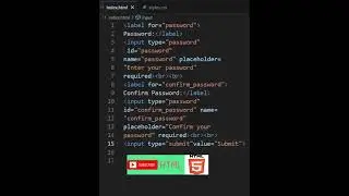 html input label submit button 