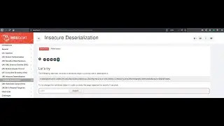 WebGoat 8 - Insecure Deserialization - Lesson 5