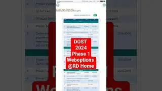 DOST Phase1 weboptions