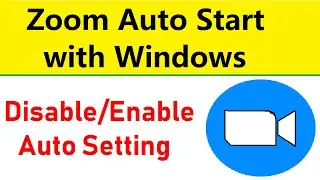 How to disable Zoom from automatically running on Windows startup| Zoom Desktop App Setting| 