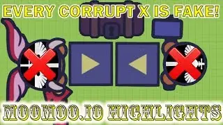 Moomoo.io - Every Corrupt X is Fake (Moomoo.io Highlights)