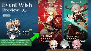Genshin 3.7 Rerun Banners, 4 Star Characters & Weapons REVEALED (unofficial)