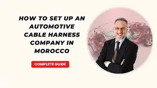 How to Create an Automotive Cabling Business in Morocco: Easy Step-by-Step