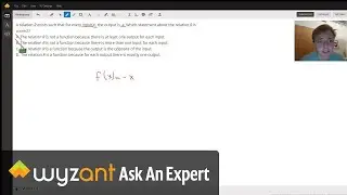 Question about identifying and defining a function