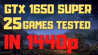 RYZEN 5 2600 GTX 1650 SUPER 1440p BENCHMARK