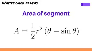 Area of a segment of a circle