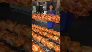 The Most Popular Charcoal Grilled Chicken In Bangkok - Thai Street Food