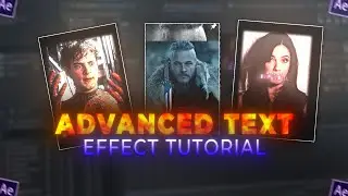 3 Text Effects in After Effects (TUTORIAL)