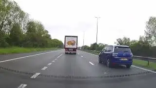 Real Time Dash Cam Footage Journey from Cwmbran, South Wales, along the M4 Motorway to Swindon