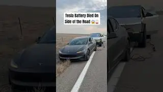 My Tesla ACTUALLY Died On The Side Of The Road 😱😭
