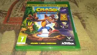 Crash Bandicoot NSane Trilogy Unboxing (Xbox one)