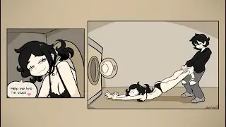 help I'm stuck  (The coffin of andy and leyley comic dub)