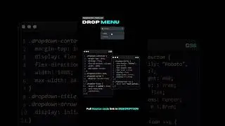 Dropdown Menu❤️