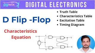 d flip flop | d flip flop circuit diagram | explain the working of d flip flop