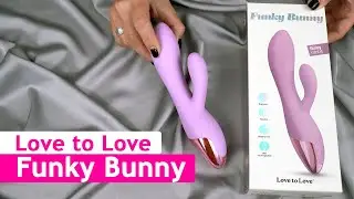 LOVE TO LOVE: Funky Bunny - вібратор-кролик, 2 мотори, 10 режимів вібрації