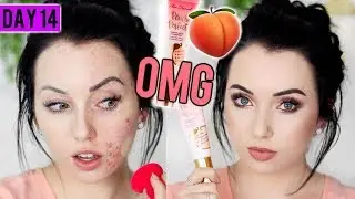 Transfer Resistant?! TOO FACED PEACH PERFECT FOUNDATION First Impression | 15 DAYS OF FOUNDATION