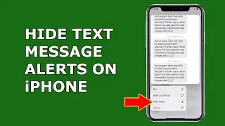 How to silence text messages on iPhone | How to mute text messages on iPhone
