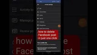 ✅ Delete all posts on Facebook in just one click