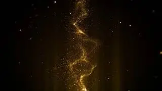 Particles Video Footage - Background Video Particle Wave  4K - No Copyright Video