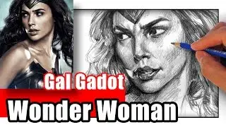 How to Draw Wonder Woman - Gal Gadot