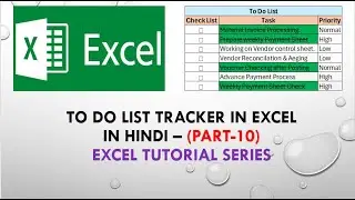 EXCEL FORMULA PART 10#TO DO LIST IN EXCEL#excelformula #exceltips #exceltricks