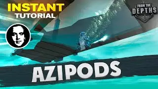 How to build Azipods (Propellers on Spinblocks) - From The Depths INSTANT Tutorial