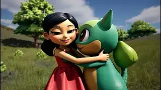 AI Generated Short Animation   The Creature   Two Styles
