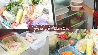 Food Preparation | Belanjaan dari Pasar untuk 1 Minggu !