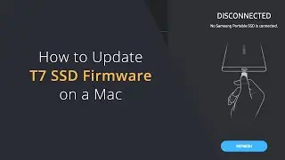 How to Update the Firmware on the Samsung T7 Drives | Samsung Portable SSD Not Detecting the Drive