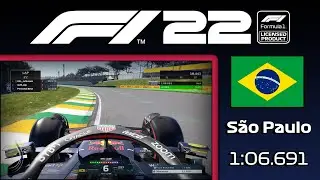 F1 22 Brazil World Record & Setup (1:06.691)