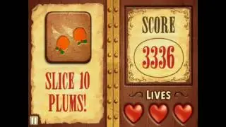Fruit Ninja Puss in Boots Bandito - high score 7011