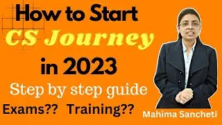 How to start your CS journey in 2023 | step by step procedure | CSEET CS exe CS prof | ICSI training