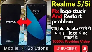 realme 5/5i restart problem||how to fix realme 5 stuck on logo||realme logo fix||realme logo restart
