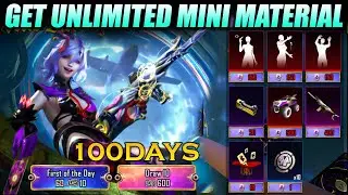 GET UNLIMITED MINI MATERIAL FROM THIS EVENT || 100 DAYS FOOL SPIN CONCEPT IS HERE || GET 10UC SPIN.