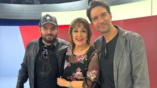 Leonardo de Lozanne y José Eduardo Derbez le cuentan a María Julia detalles de su obra “La clase”