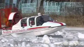Аэросани — торосы