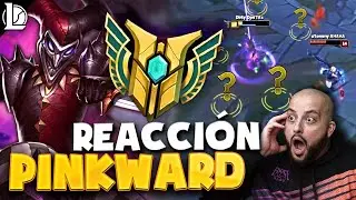 🤯 ¡REACCIONO A PINKWARD, EL MEJOR SHACO DEL MUNDO! *OUTPLAYS DE 1000IQ*