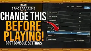 Change These Before Playing Space Marine 2 (Warhammer 40,000) // Best Console Settings // Xbox & PS