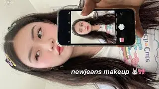 NEWJEANS MAKEUP 🐇🎀 (step by step ft. dazzle me) | Liane San Jose