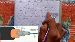 Fiber Optic Connection  ||  Networking Chapter All Short Notes With Explanation#dowithme #networking