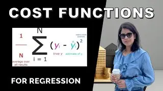 Cost Function Options for Regression Models- Machine Learning and Deep Learning