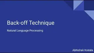 The Ultimate Guide to the Backoff Technique for N-Gram Language Modeling
